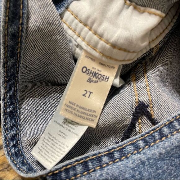 Oshkosh Bogash, denim overalls, Overalls with Striped Straps - Picture 9 of 9